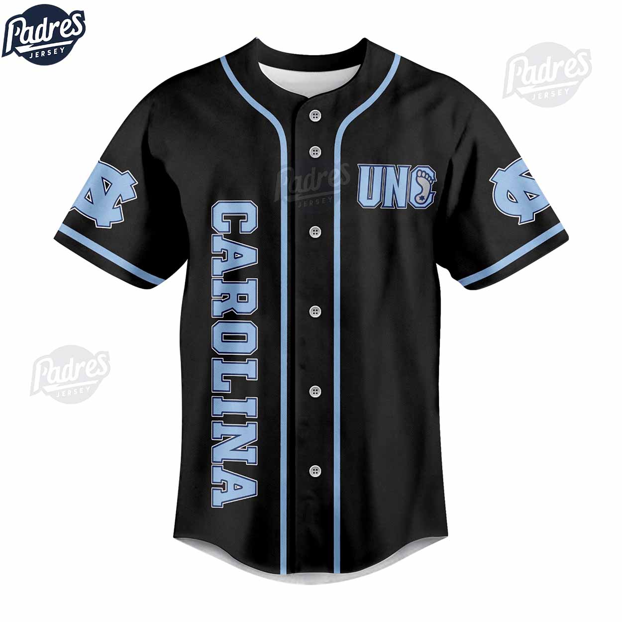 Custom North Carolina Tar Heels NCAA Baseball Jersey - Padres Jersey Oasis: Elevate Your Baseball Style Game
