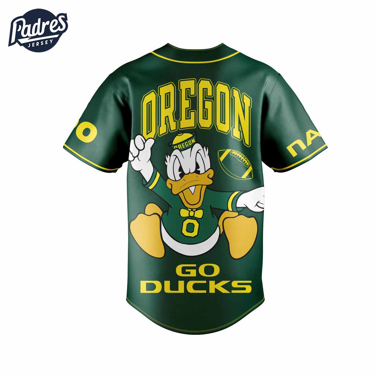 Custom Oregon Ducks Football Baseball Jersey Gifts Family - Padres Jersey Oasis: Elevate Your Baseball Style Game