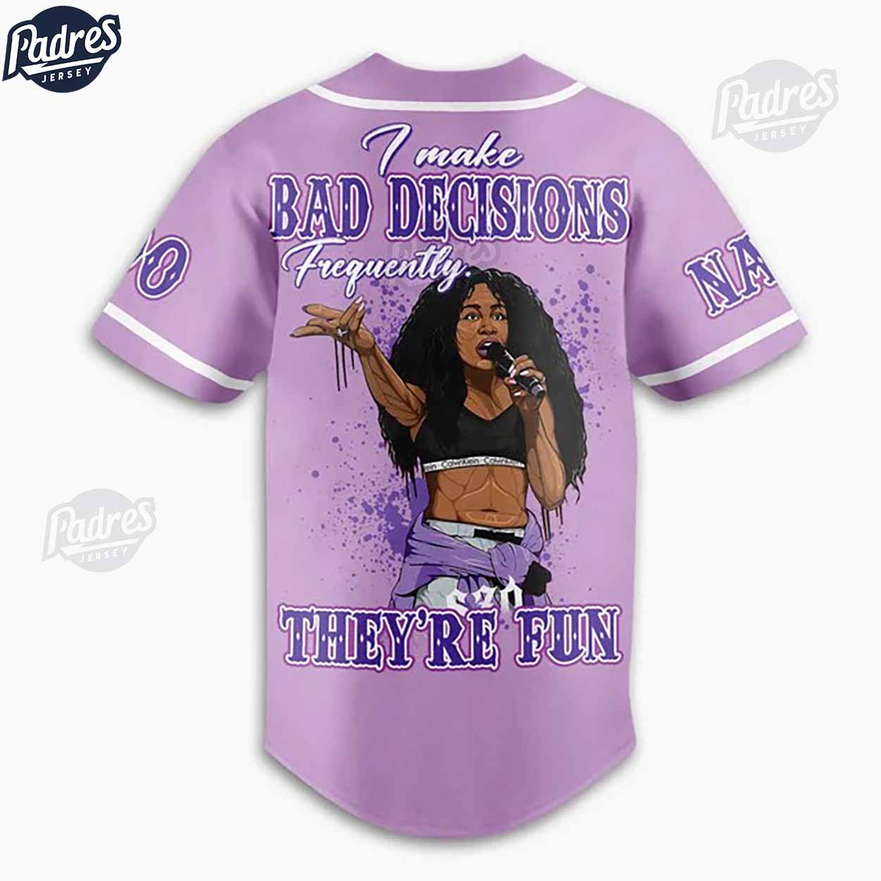Custom SZA Baseball Jersey Style - Padres Jersey Oasis: Elevate Your Baseball Style Game