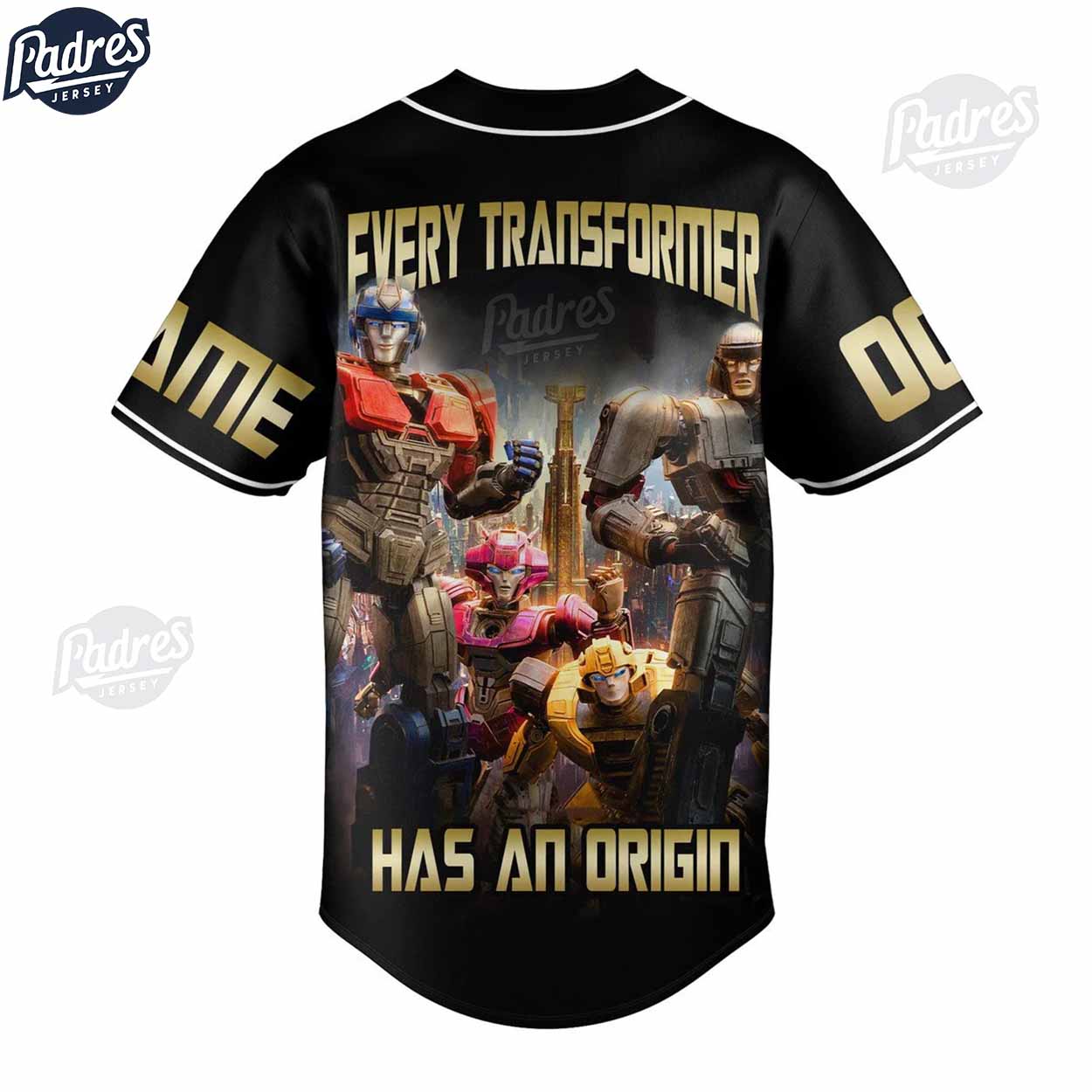Custom Transformers 2024 One Baseball Jersey - Padres Jersey Oasis: Elevate Your Baseball Style Game