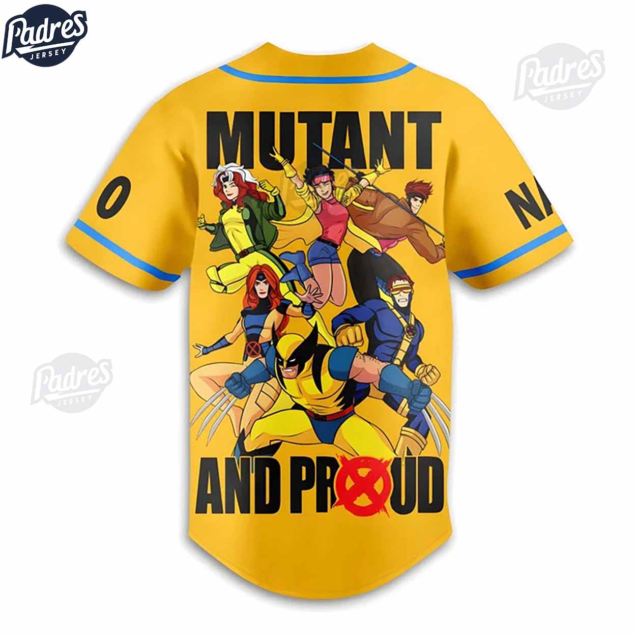 Custom X-men 97 Mutant Proud Retro Baseball Jersey - Padres Jersey Oasis: Elevate Your Baseball Style Game