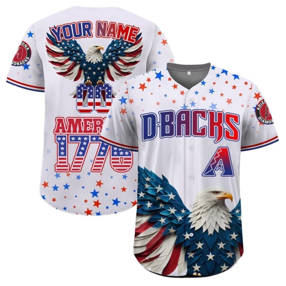 D-backs Independence Day Baseball Jersey 2025 - Grishko.com