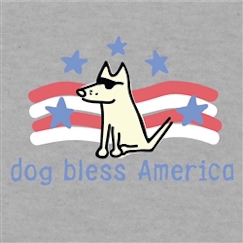 Dog Bless America - Lightweight Tee