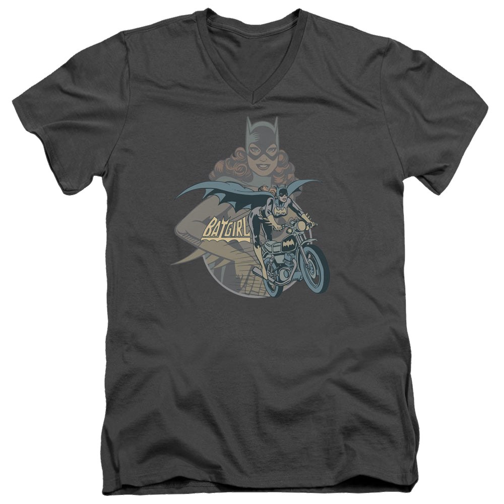 Batgirl Batgirl Biker - Men's V-Neck T-Shirt