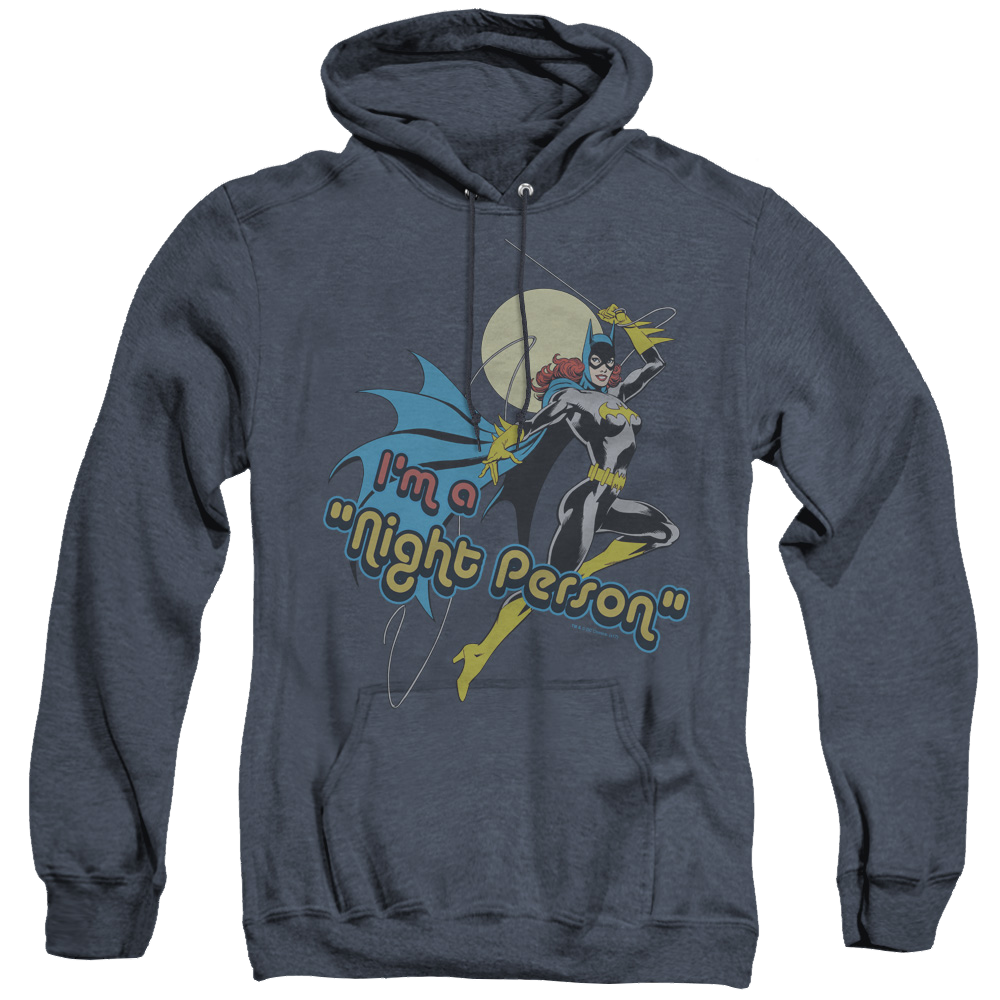 Batgirl Night Person - Heather Pullover Hoodie