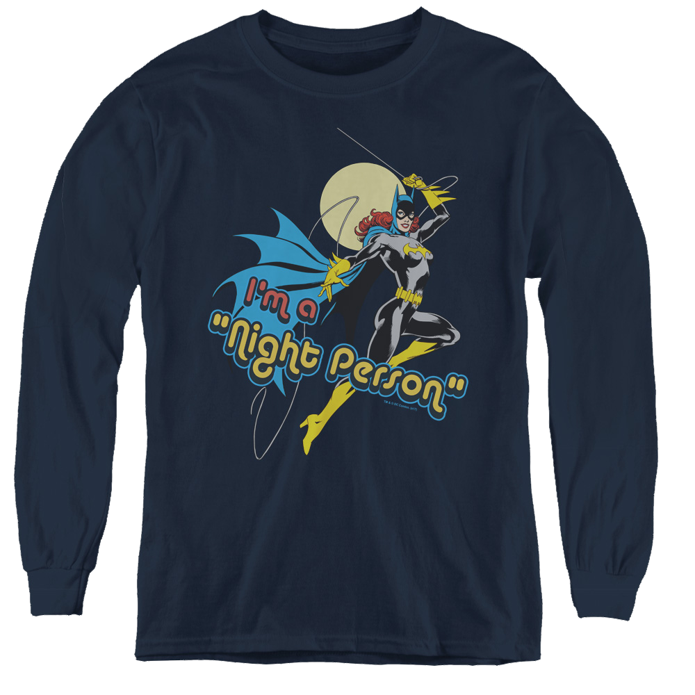 Batgirl Night Person - Youth Long Sleeve T-Shirt