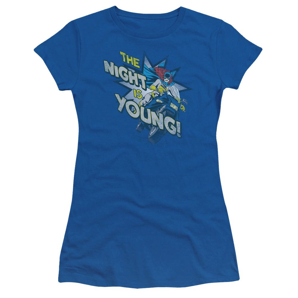 Batgirl The Night Is Young - Juniors T-Shirt