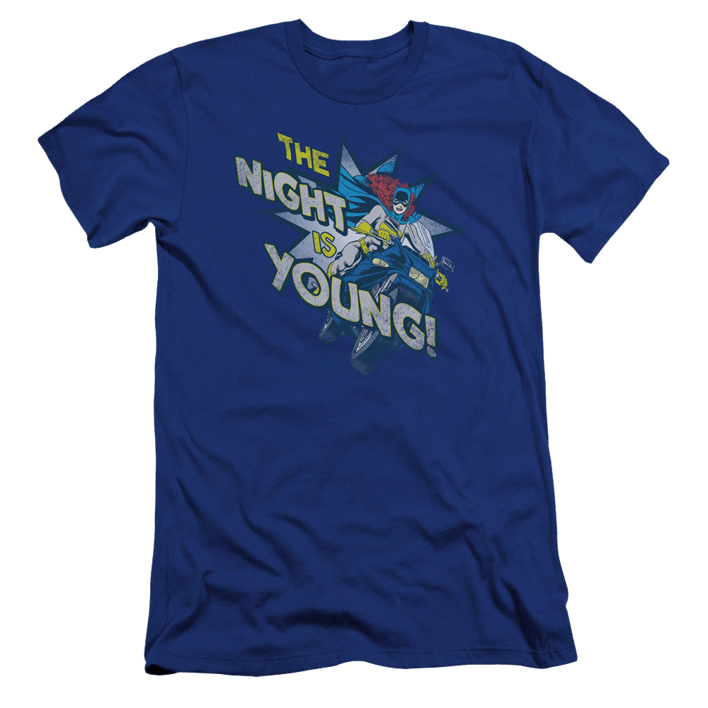 Batgirl The Night Is Young - Men's Premium Slim Fit T-Shirt