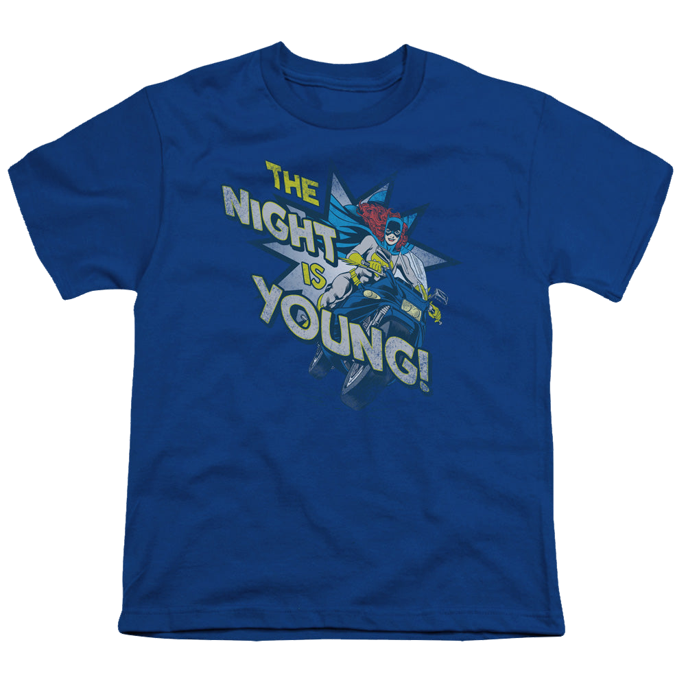 Batgirl The Night Is Young - Youth T-Shirt
