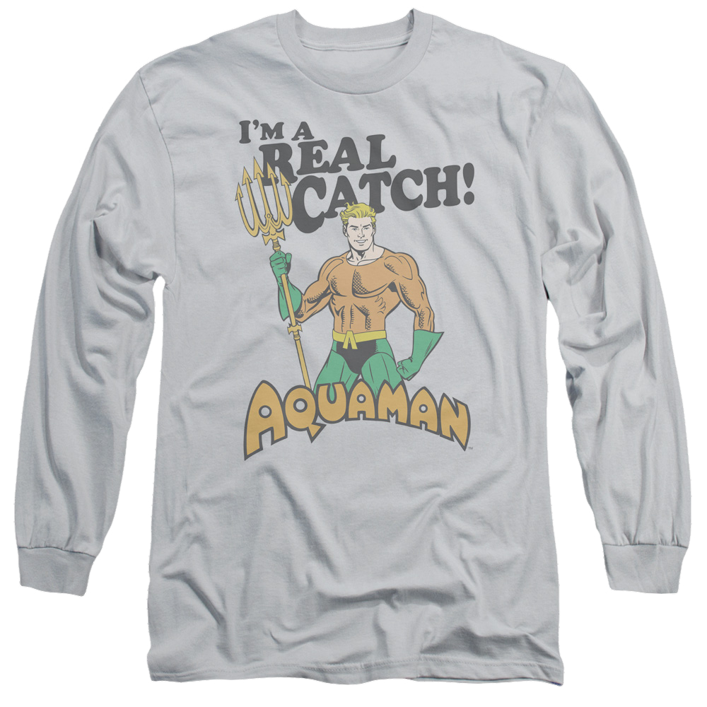Aquaman Real Catch - Men's Long Sleeve T-Shirt