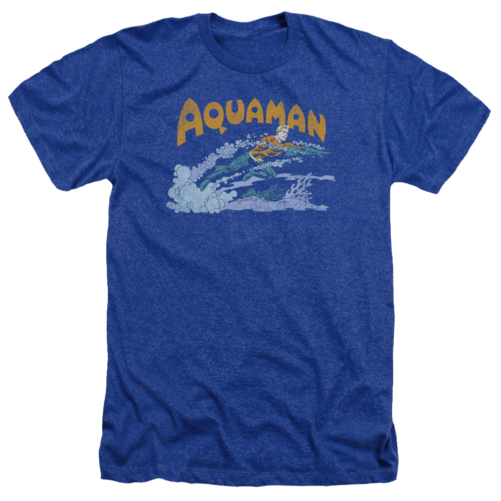 Aquaman Aqua Swim - Men's Heather T-Shirt