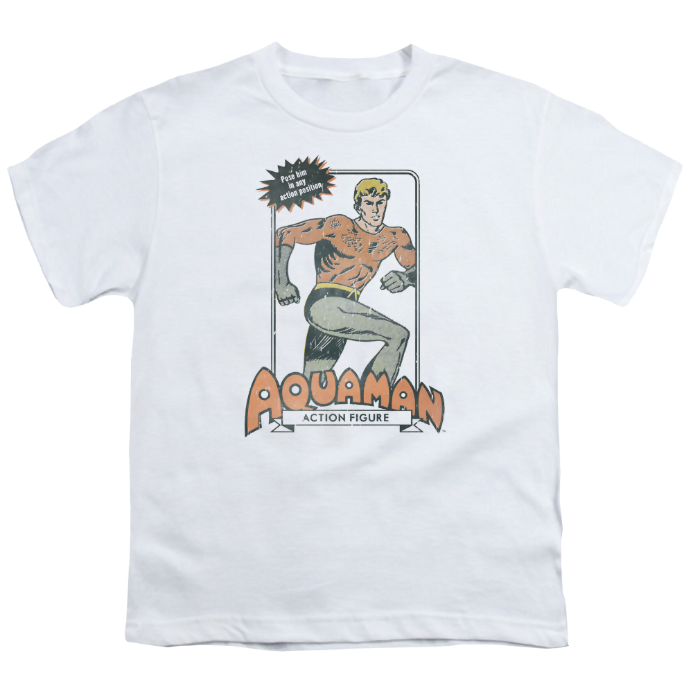 Aquaman Am Action Figure - Youth T-Shirt