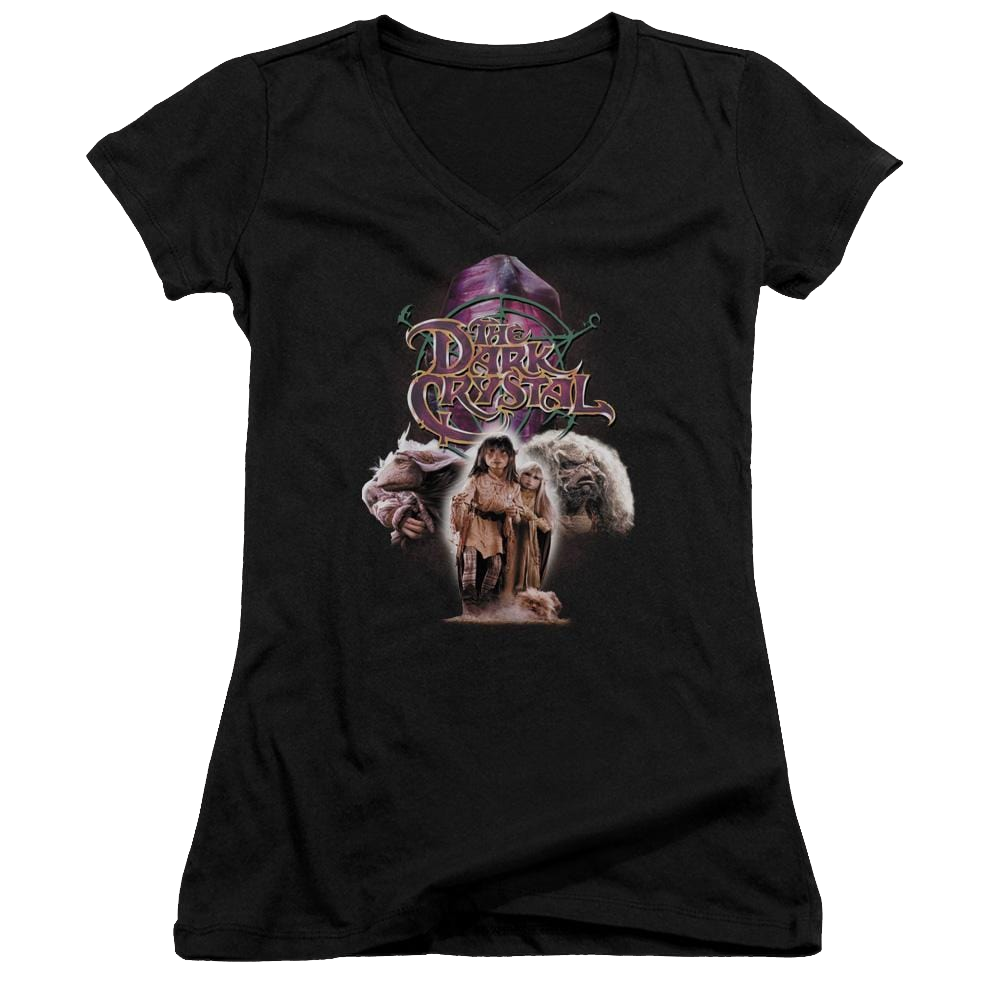 Dark Crystal The Good Guys - Juniors V-Neck T-Shirt