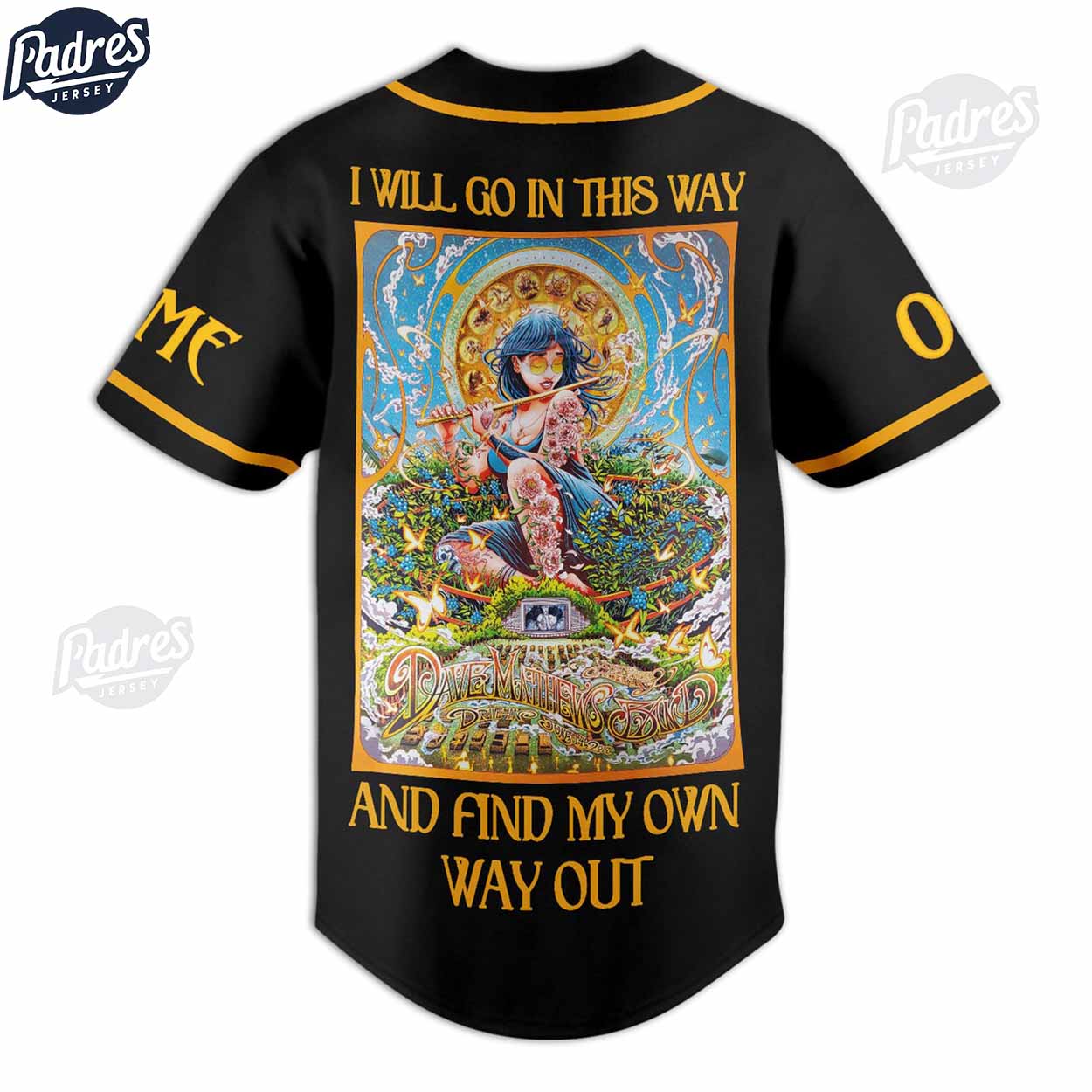 Dave Matthews Band Custom Baseball Jersey Style - Padres Jersey Oasis: Elevate Your Baseball Style Game
