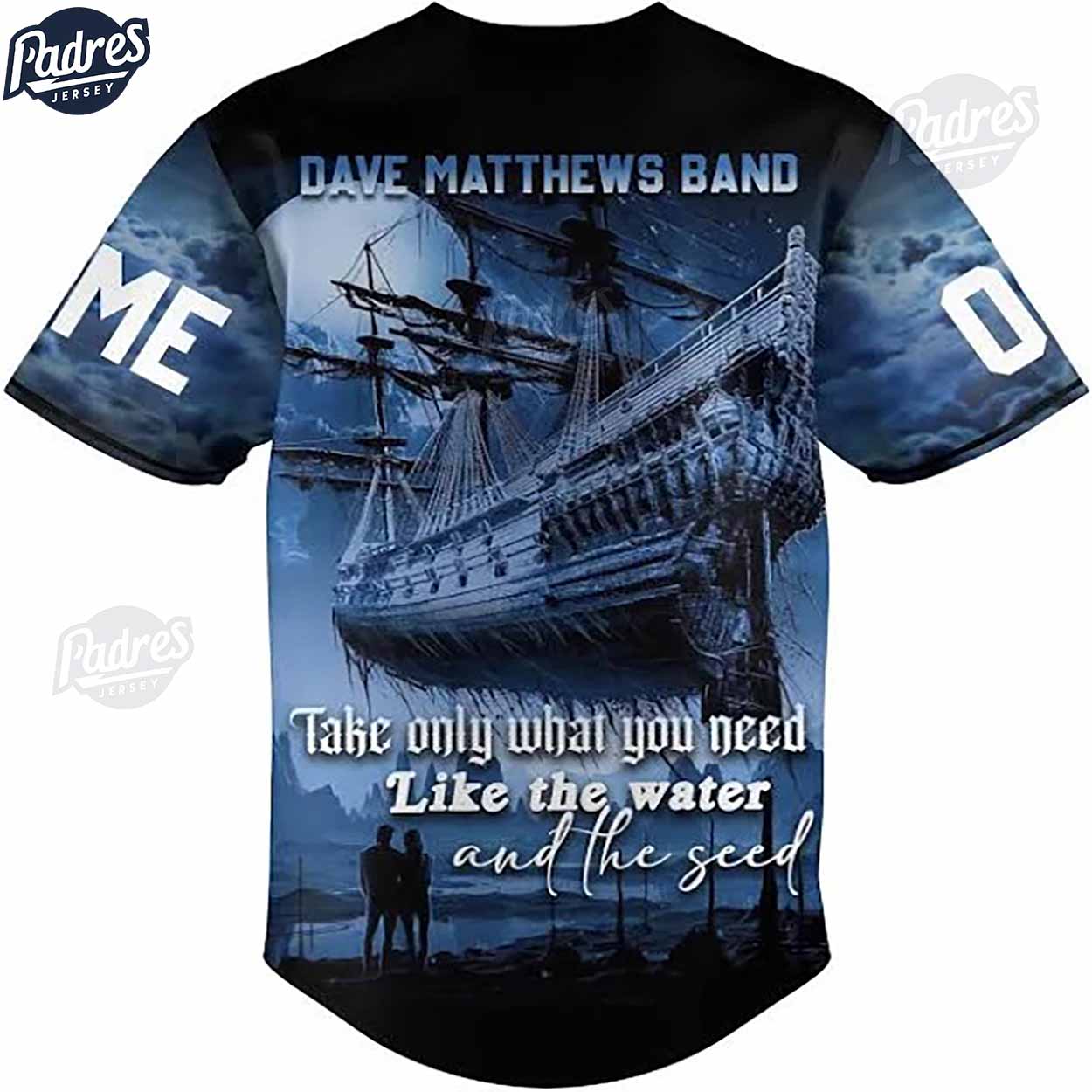 Dave Matthews Band Custom Baseball Jersey Shirt - Padres Jersey Oasis: Elevate Your Baseball Style Game