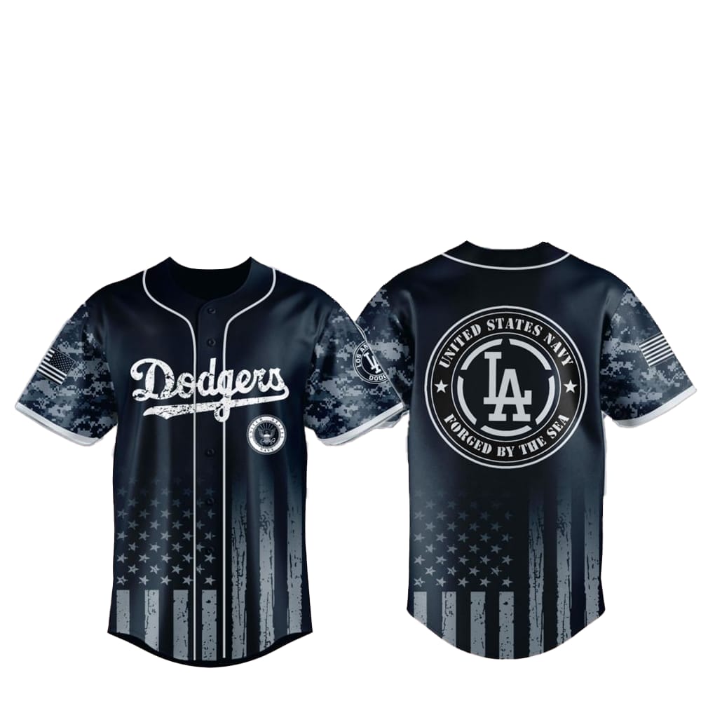 Dodgers US Navy Military Jersey 2025 - Grishko.com