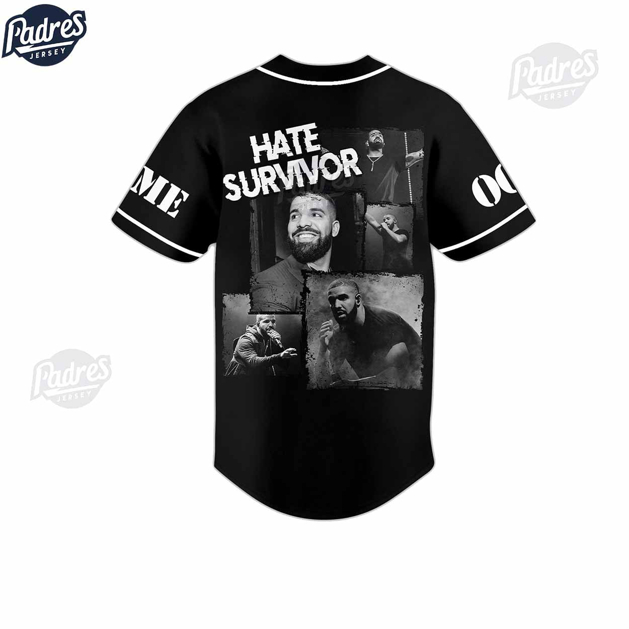 Drake Hate Survivor Baseball Jersey Outfit - Custom Name - Padres Jersey Oasis: Elevate Your Baseball Style Game