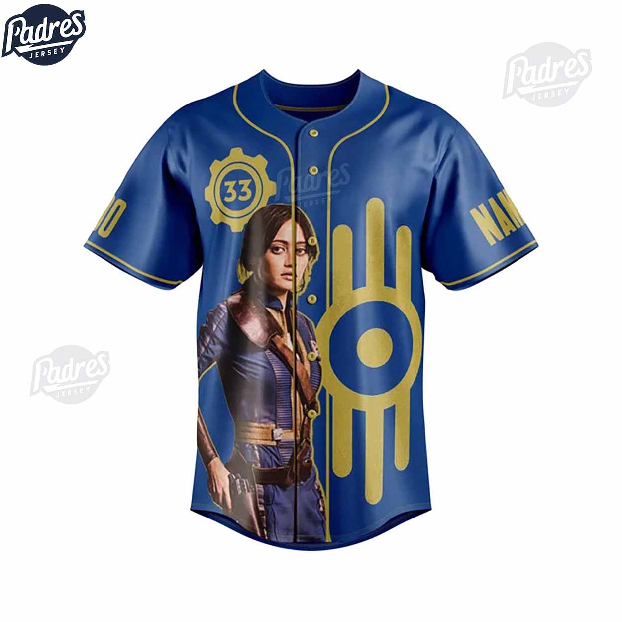 Fallout Lucy The World Deserves A Better Ending Custom Baseball Jersey - Padres Jersey Oasis: Elevate Your Baseball Style Game