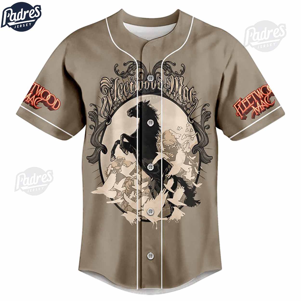 Fleetwood Mac Rumours Baseball Jersey Style - Padres Jersey Oasis: Elevate Your Baseball Style Game