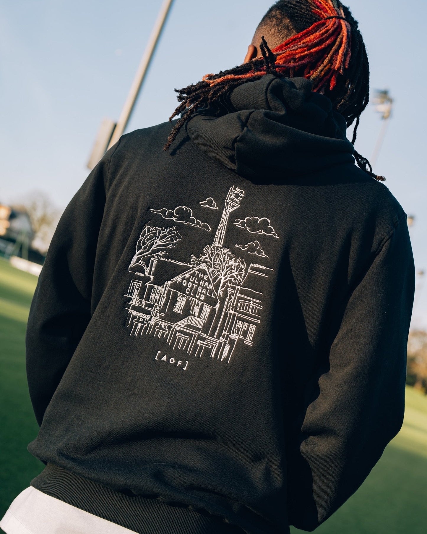 Cottage Pavilion Embroidered Hoodie