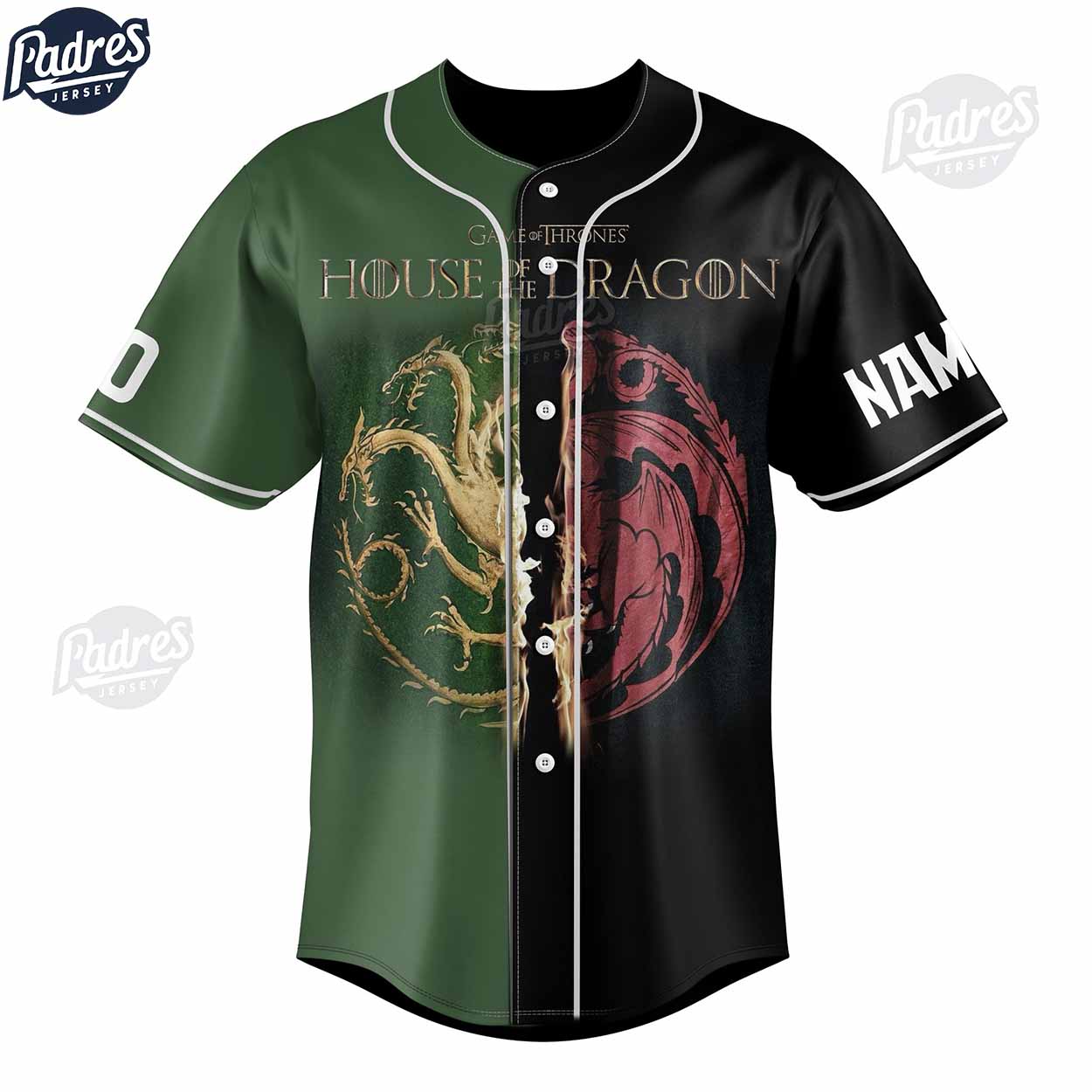 Game Of Thrones House Of The Dragon All Must Choose Custom Baseball Jersey - Padres Jersey Oasis: Elevate Your Baseball Style Game