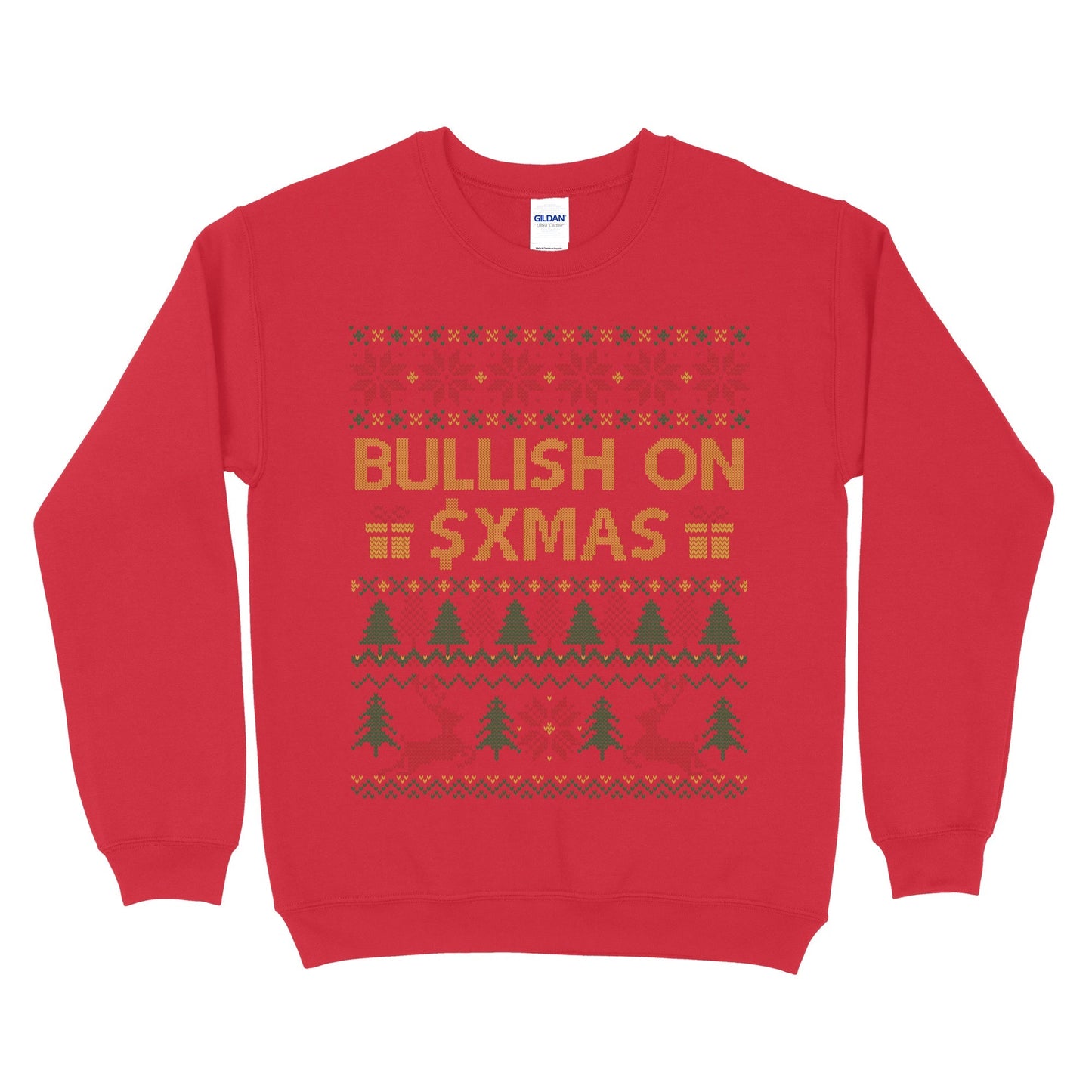 Bullish On Xmas Ugly Christmas Sweatshirt