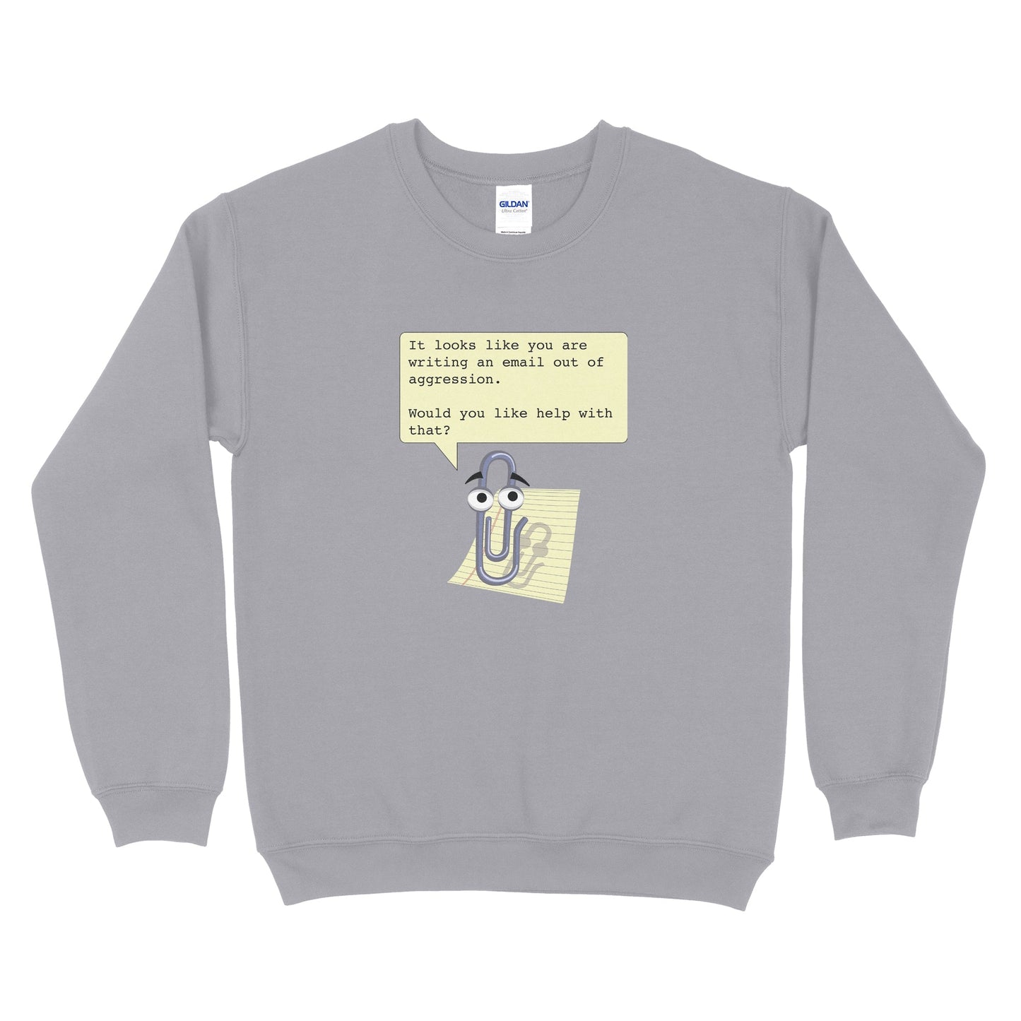 Clippy Aggressive E-mails Sweatshirt
