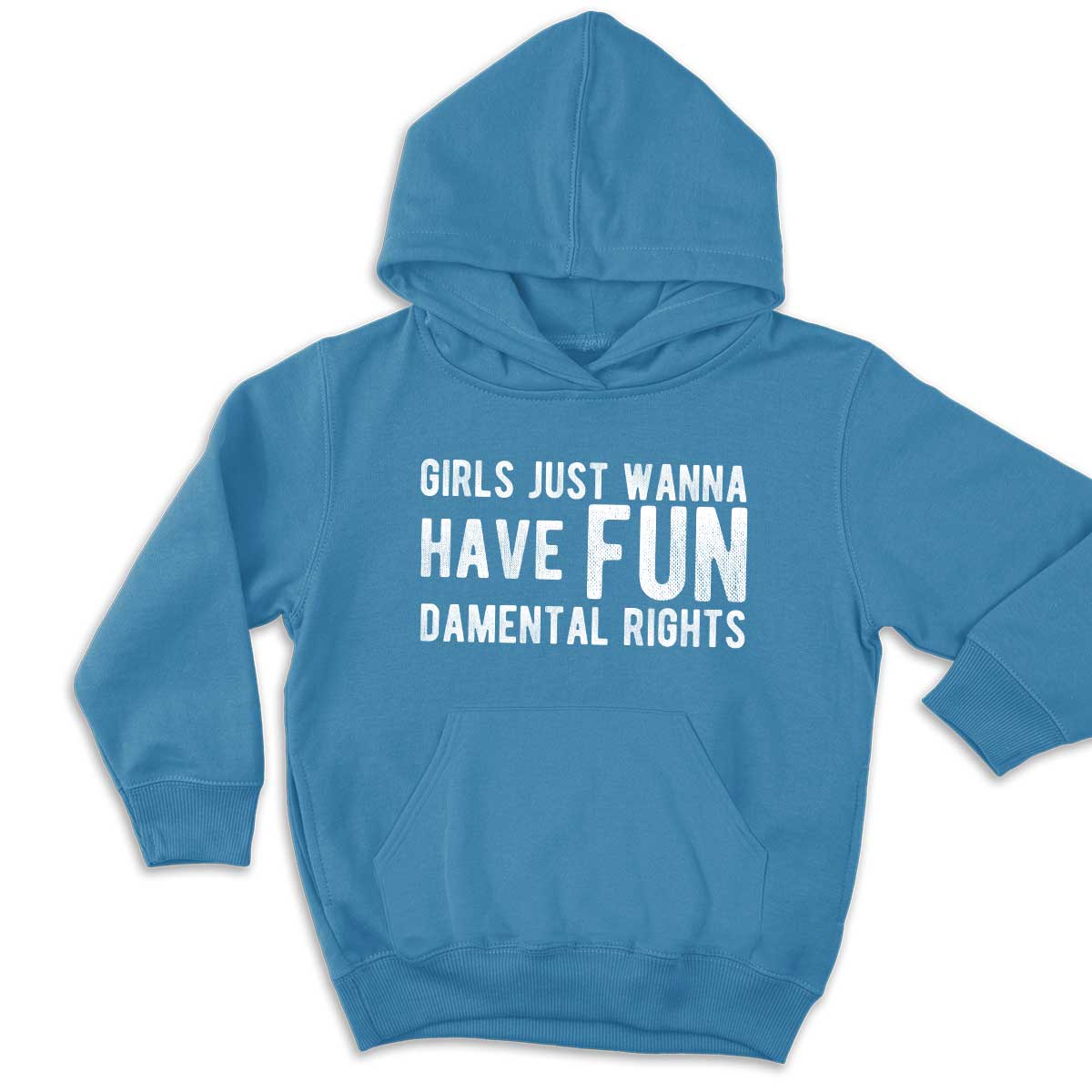 Girls Just Wanna Have Fundamental Rights Kids Hoodie