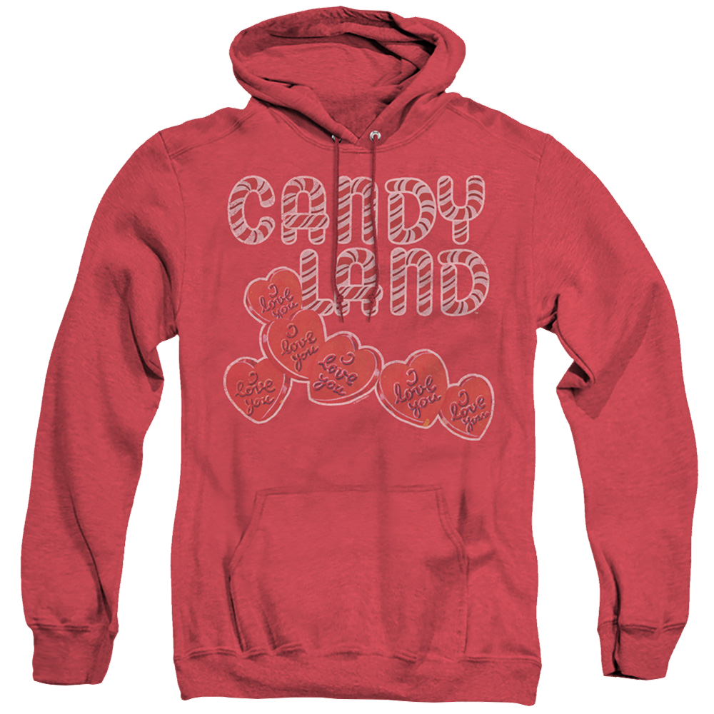 Candy Land I Love You - Heather Pullover Hoodie
