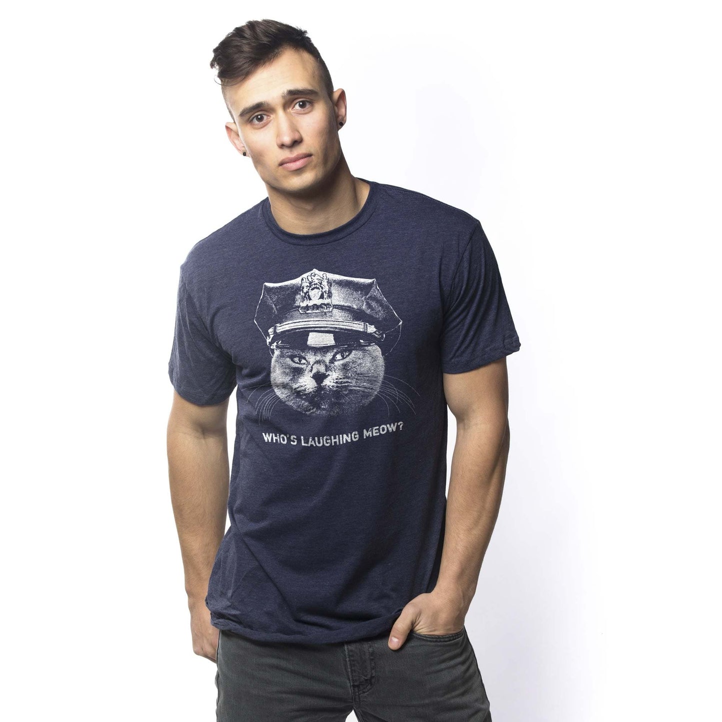 Who's Laughing Meow T-Shirt