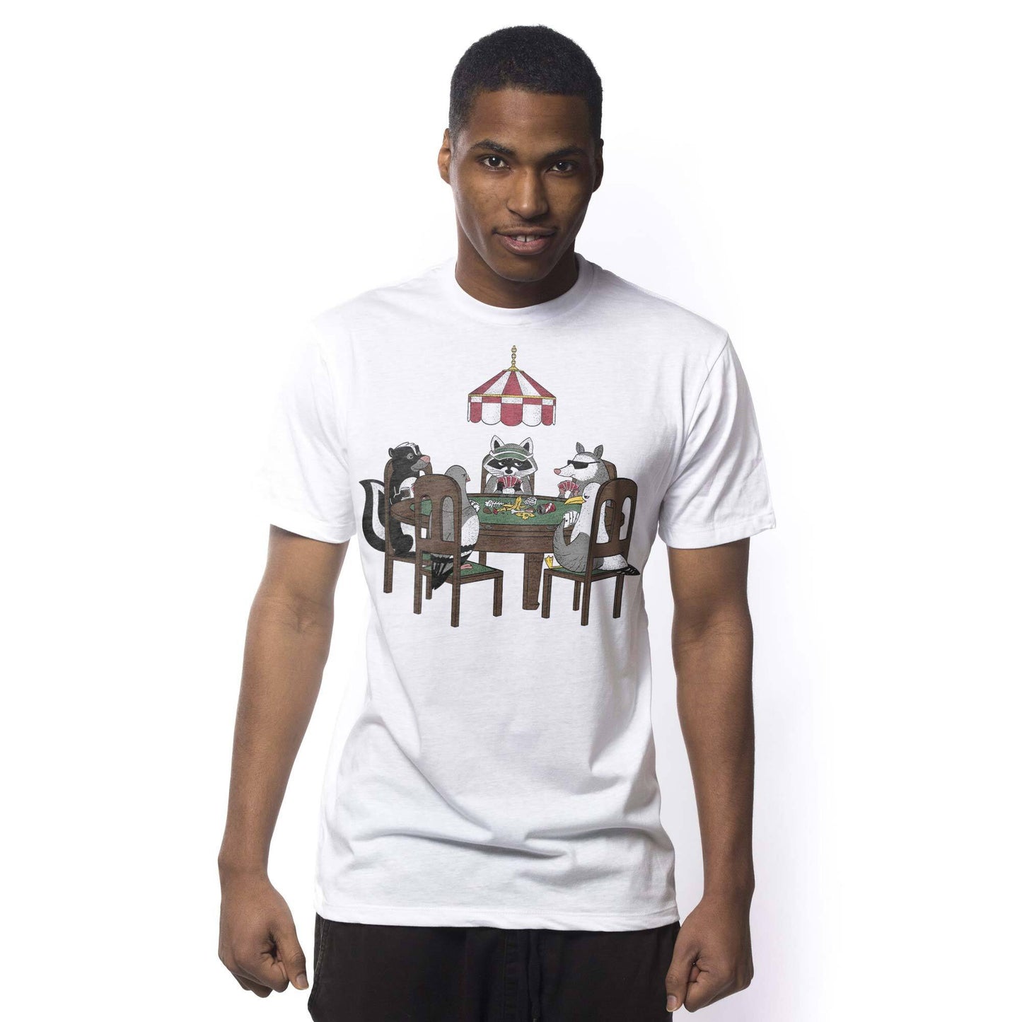Trash Animal Poker T-Shirt