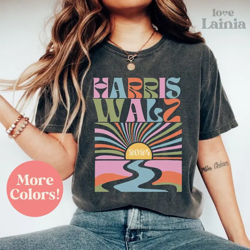 Harris Walz Shirt President Kamala Harris 2024 Shirt Election Shirt Kamala Rally Tshirt Tim Walz VP Tee Elect Kamala Harris Walz T Shirt Tee