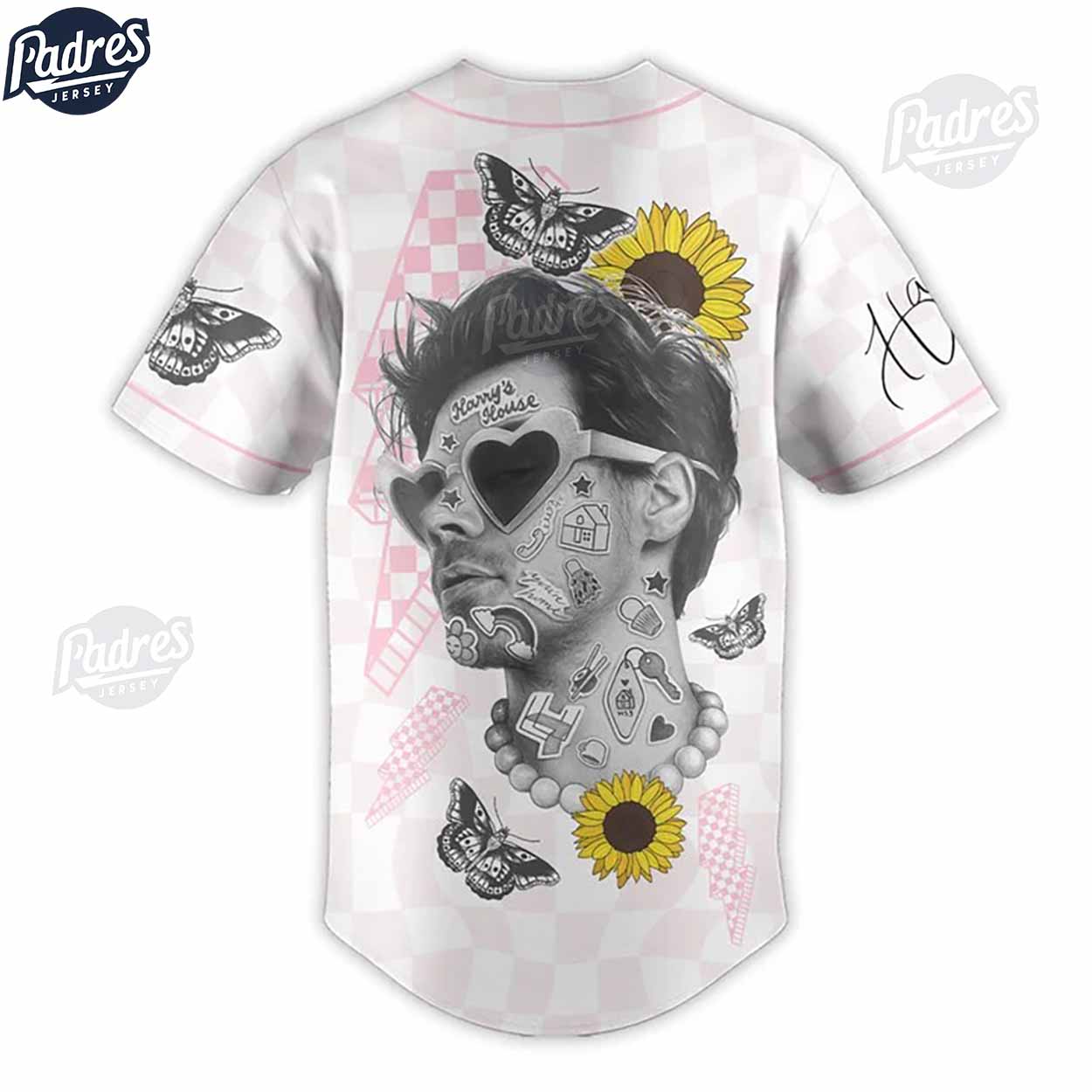 Harry Styles Custom Baseball Jersey - Padres Jersey Oasis: Elevate Your Baseball Style Game