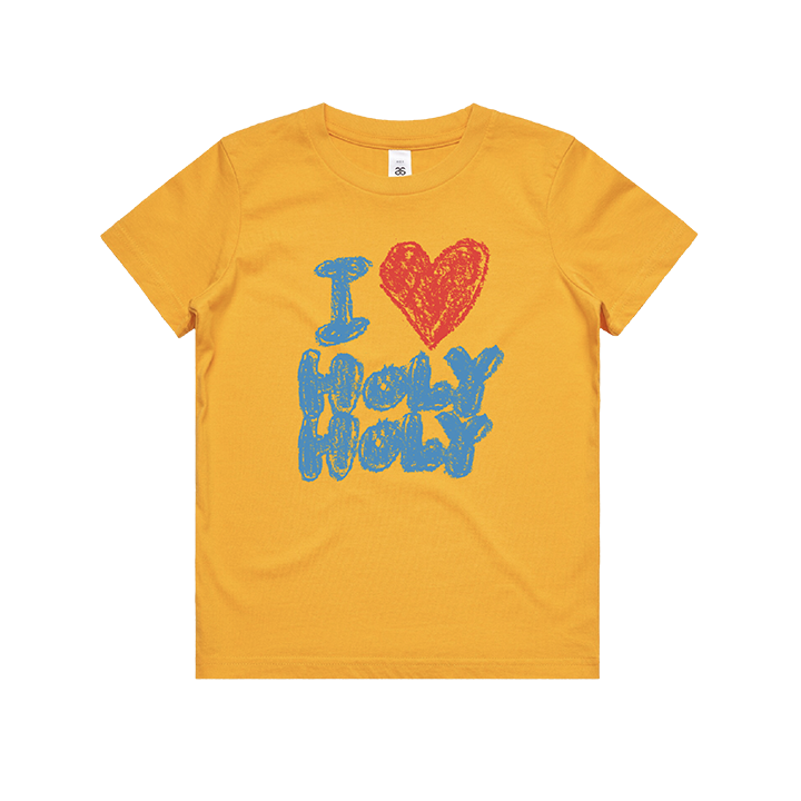 Holy Holy / I Love Holy Holy Kids Tee (Gold)