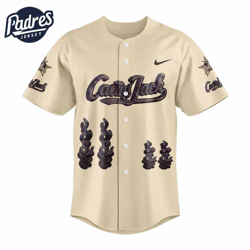 Houston Astros Cactus Jack Foundation Baseball Jersey - Padres Jersey Oasis: Elevate Your Baseball Style Game