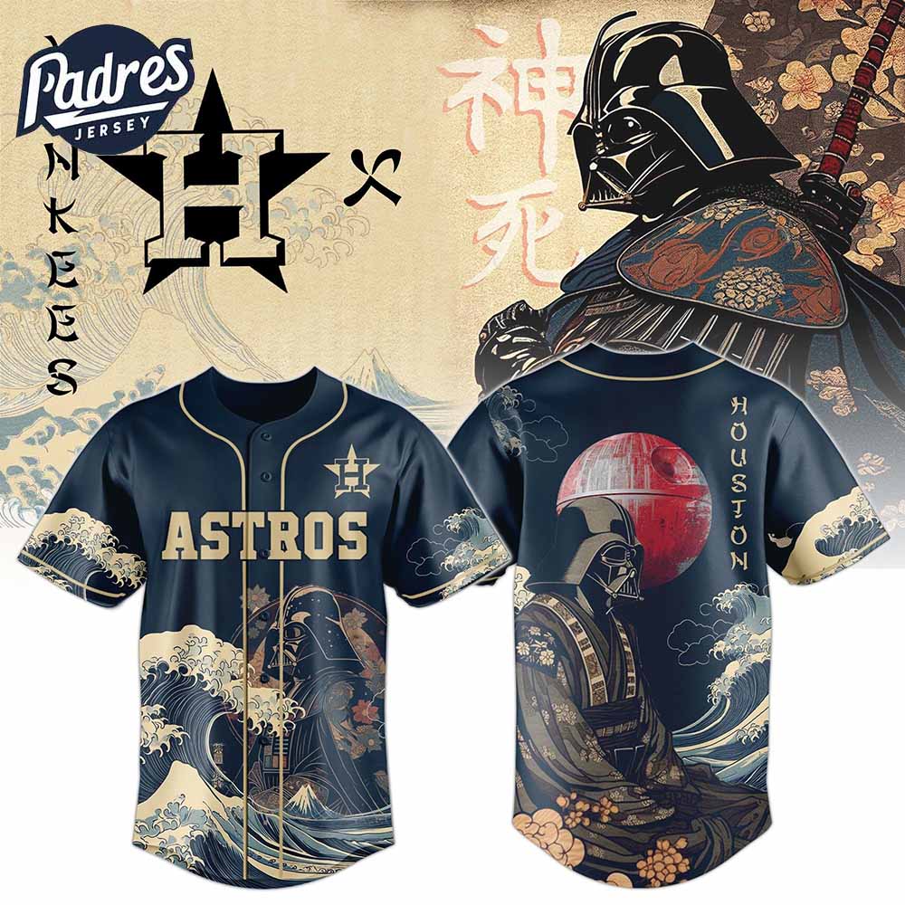 Houston Astros Darth Vader MLB Japan Edition Baseball Jersey - Padres Jersey Oasis: Elevate Your Baseball Style Game