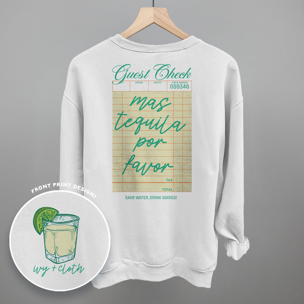 Mas Tequila Por Favor (Back Print)