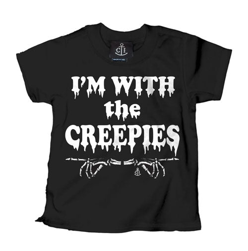 Creepies Black Kid's T-Shirt
