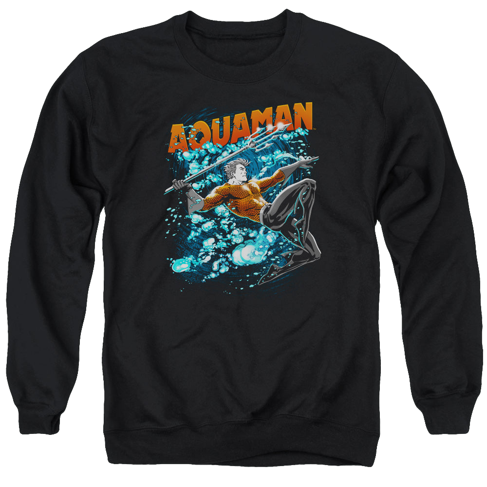 Aquaman Aqua Bubbles - Men's Crewneck Sweatshirt
