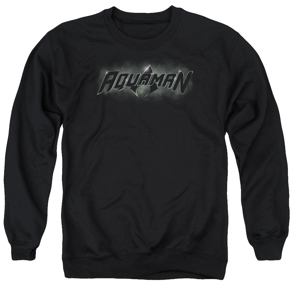 Aquaman Aquaman Title - Men's Crewneck Sweatshirt