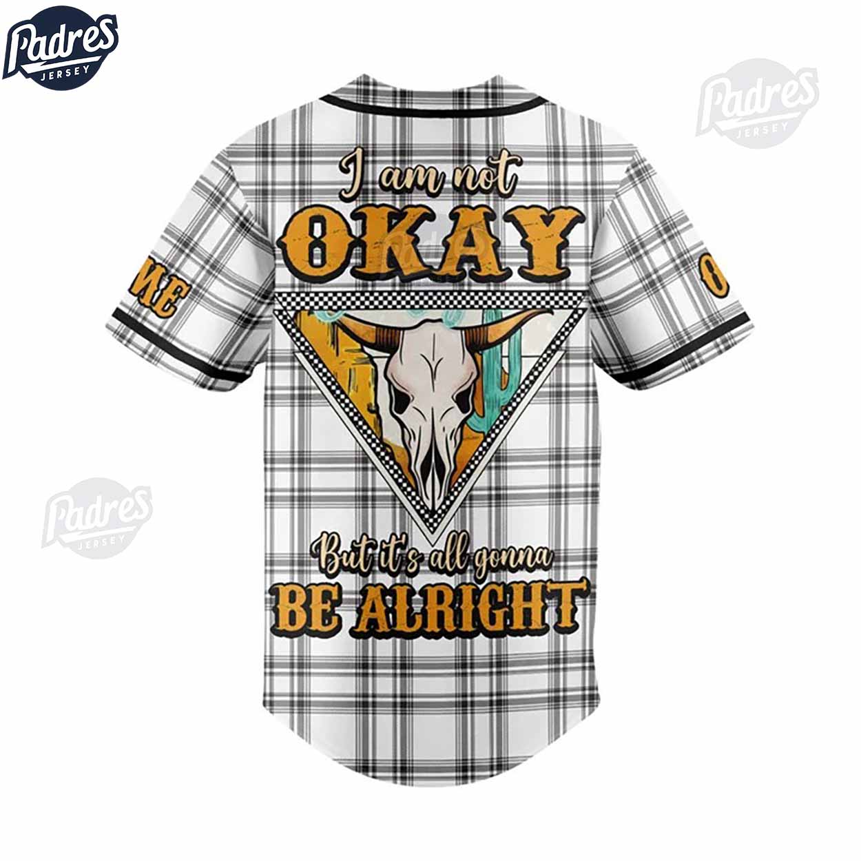 Jelly Roll I Am Not Okay Custom Baseball Jersey Fans - Padres Jersey Oasis: Elevate Your Baseball Style Game