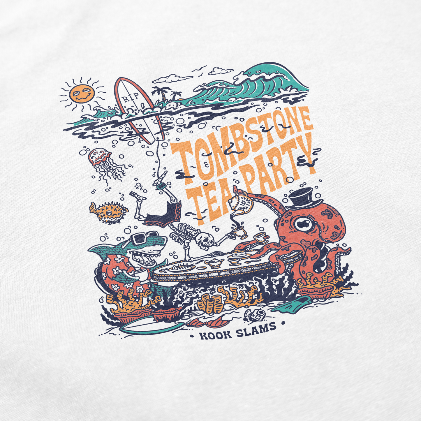 Tombstone Tea Party Crewneck Sweatshirt