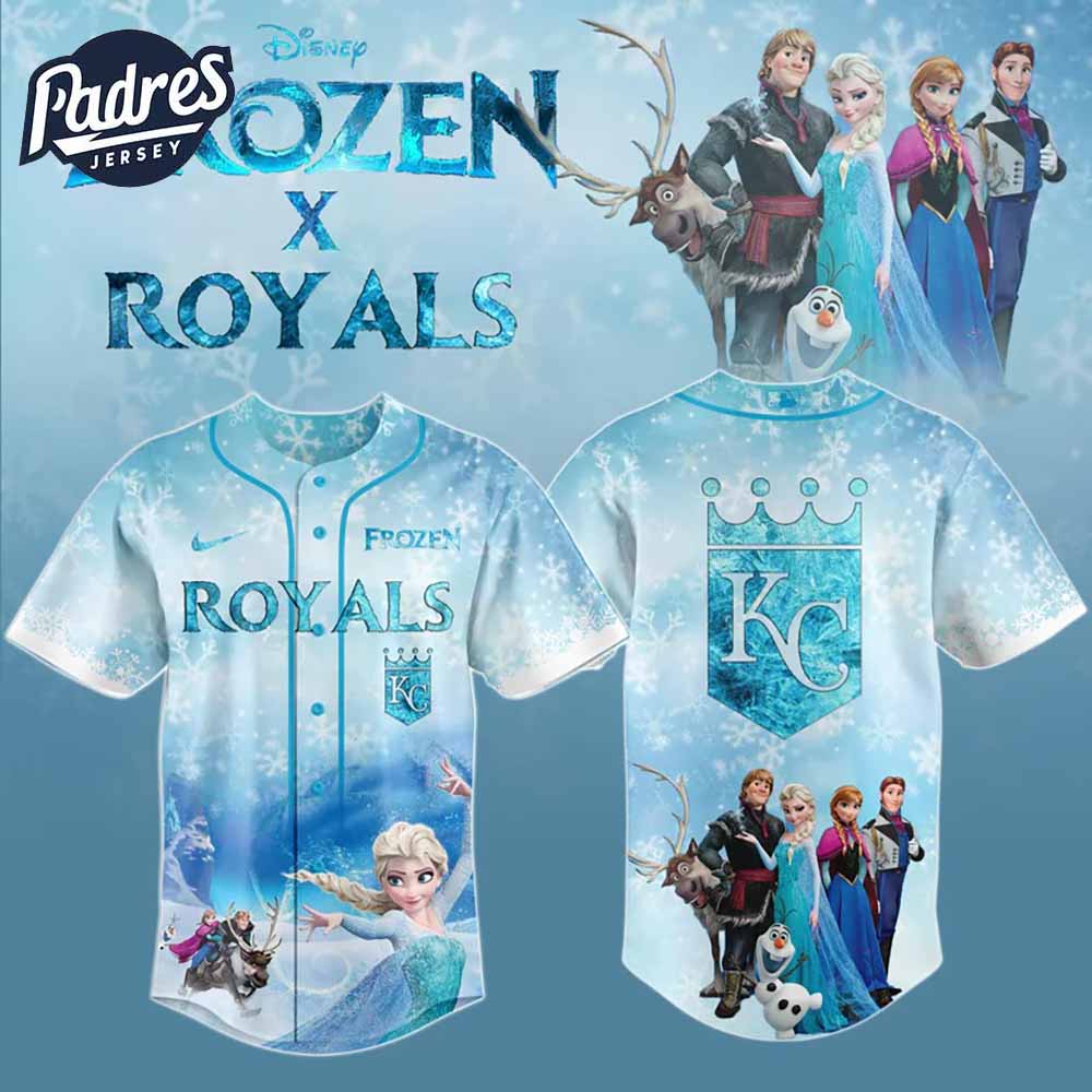 Kansas City Royals x Frozen Baseball Jersey 2025 - Padres Jersey Oasis: Elevate Your Baseball Style Game