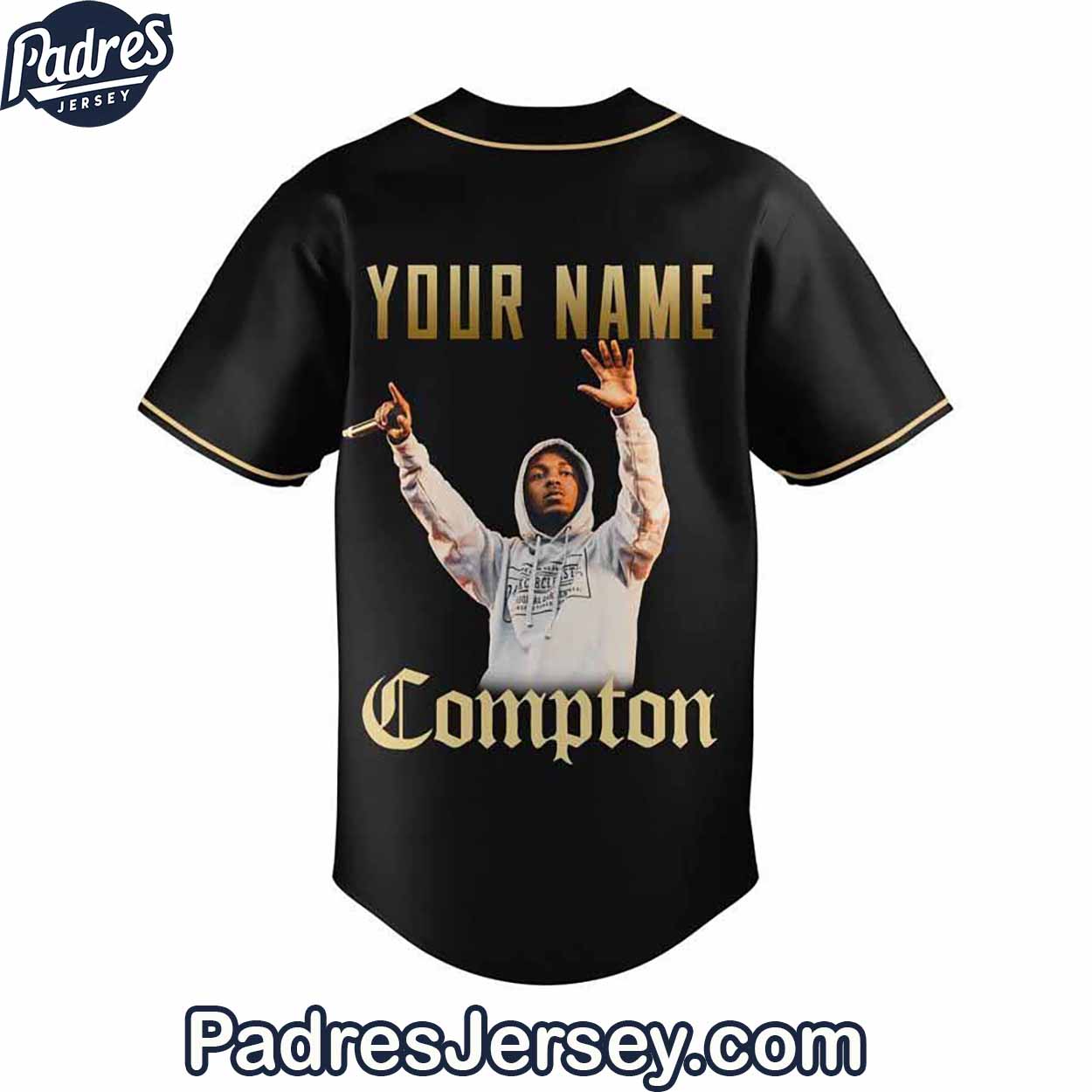 Kendrick Lamar Black Baseball Jersey Outfit - Padres Jersey Oasis: Elevate Your Baseball Style Game