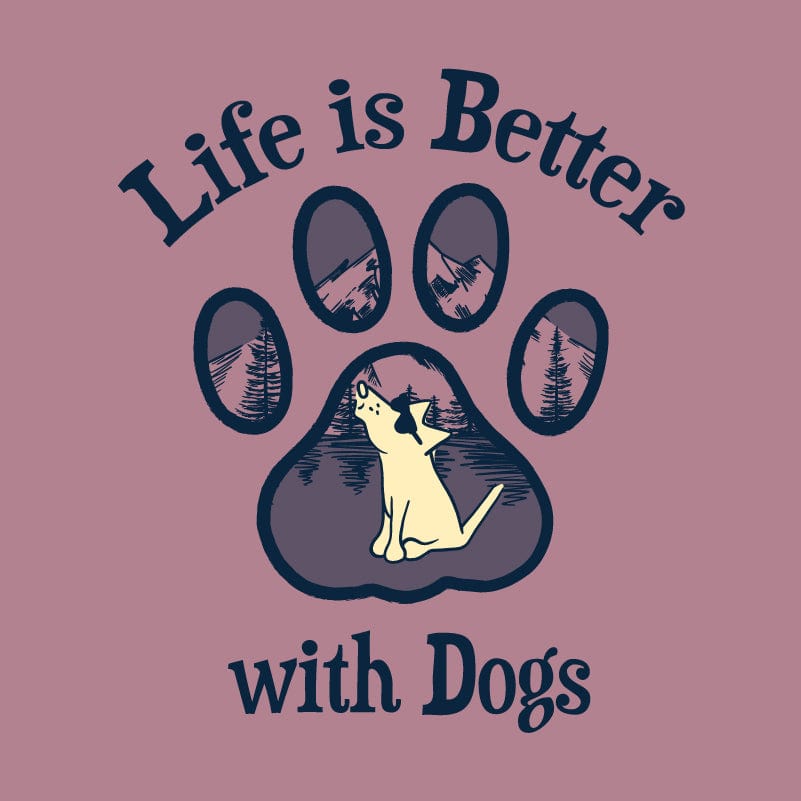 Life Is Better With Dogs - Lightweight Tee