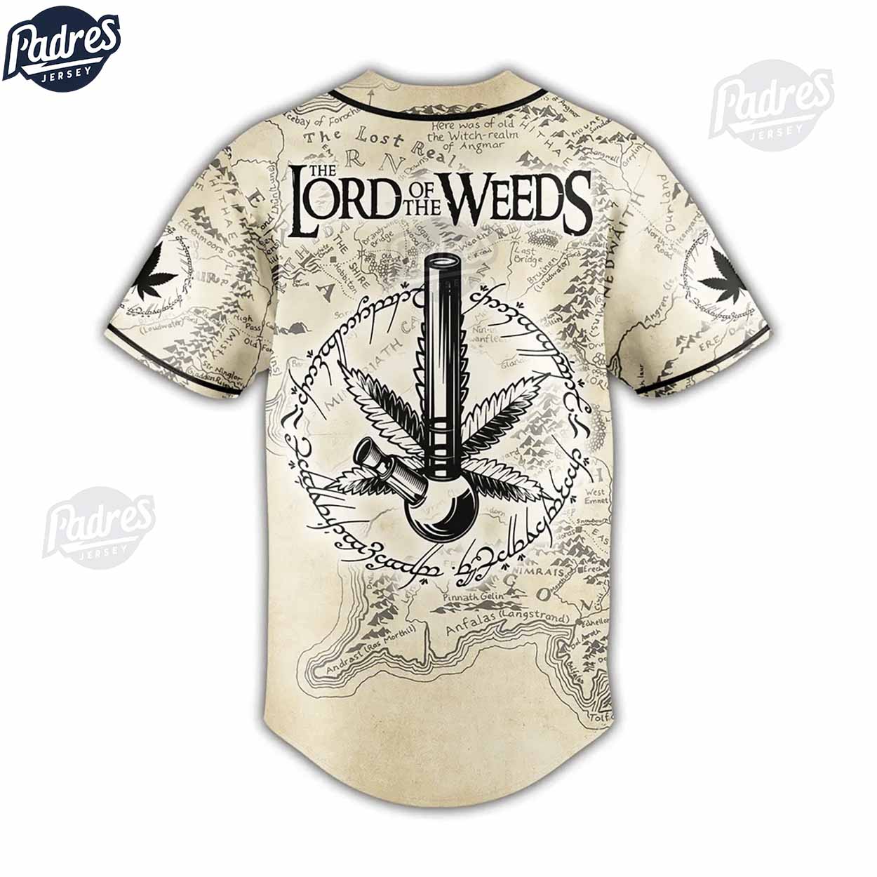 Lord Of The Weed Baseball Jersey - Padres Jersey Oasis: Elevate Your Baseball Style Game