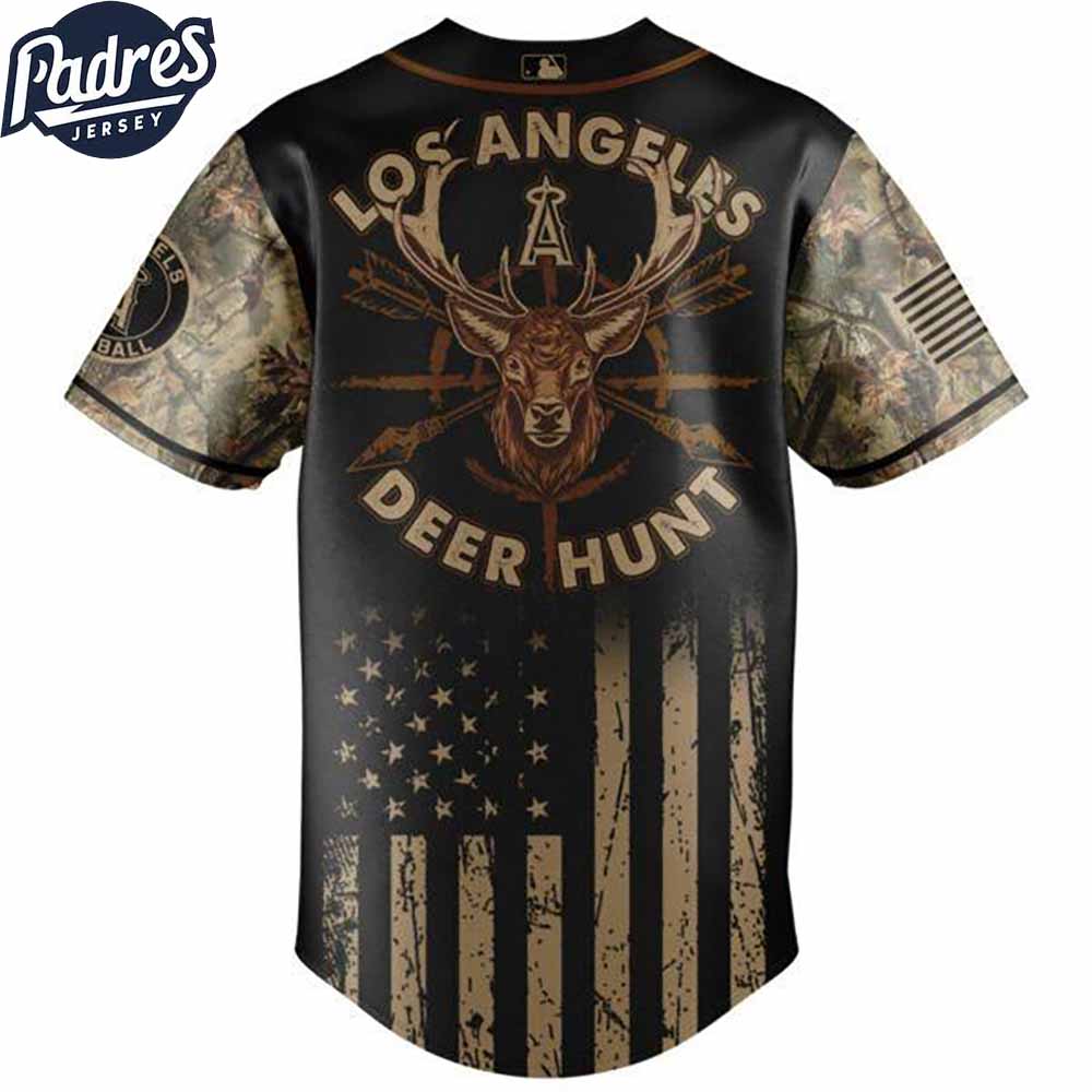 Los Angeles Angels MLB X Deer Hunting Personalized Baseball Jersey - Padres Jersey Oasis: Elevate Your Baseball Style Game