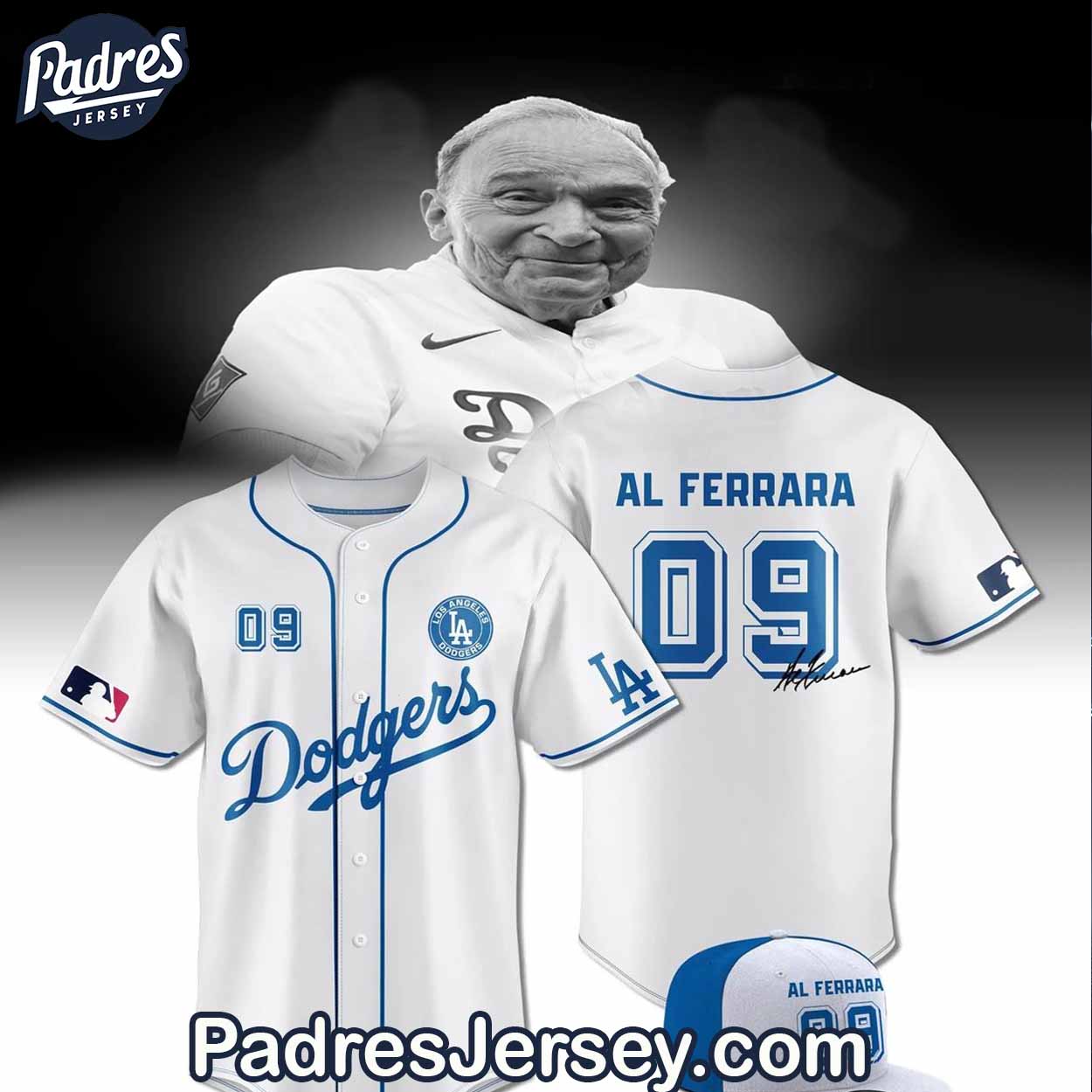 Los Angeles Dodgers AL Ferrara Baseball Jersey Outfit - Padres Jersey Oasis: Elevate Your Baseball Style Game