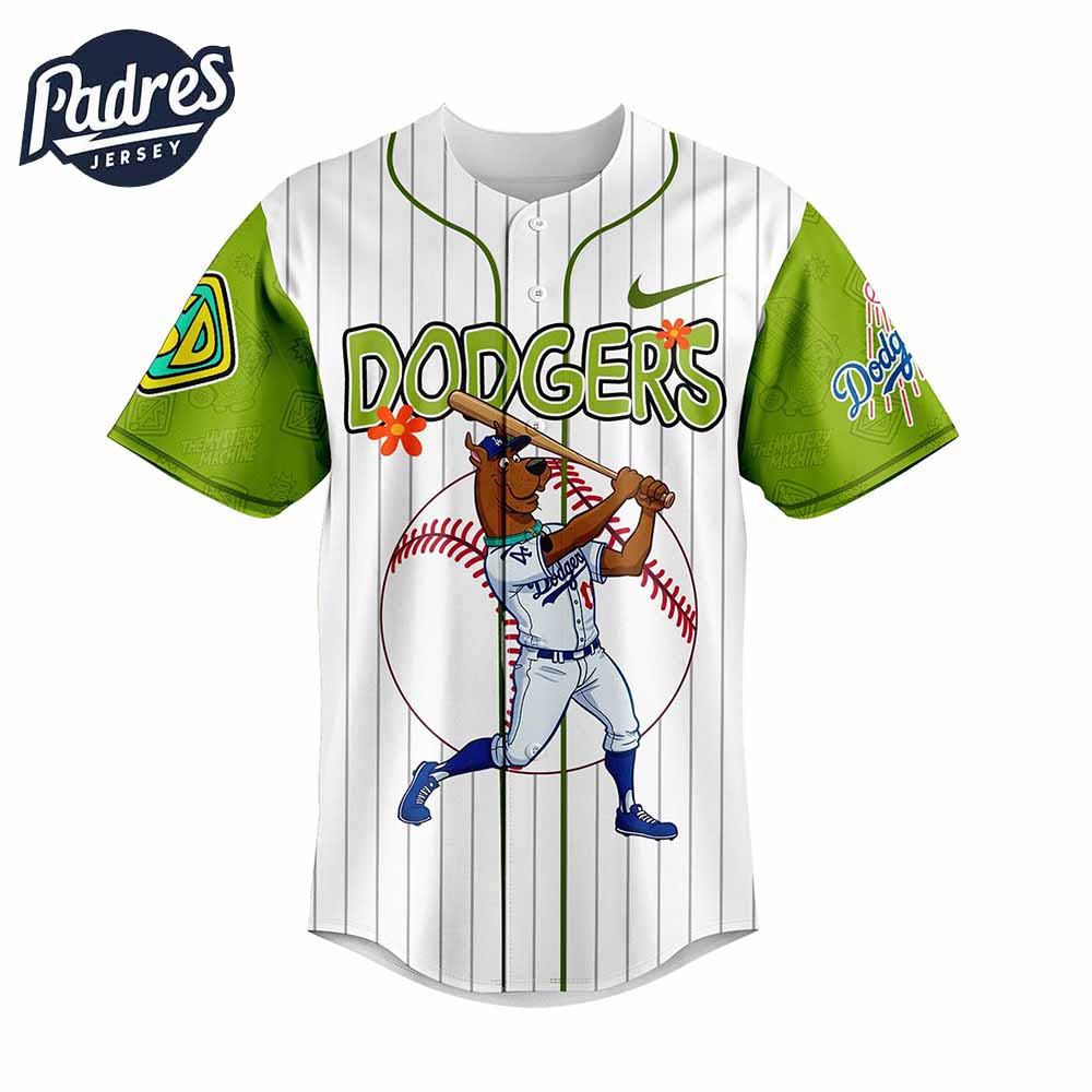 Los Angeles Dodgers MLB x Scooby Doo Personalized Baseball Jersey Outfit - Padres Jersey Oasis: Elevate Your Baseball Style Game