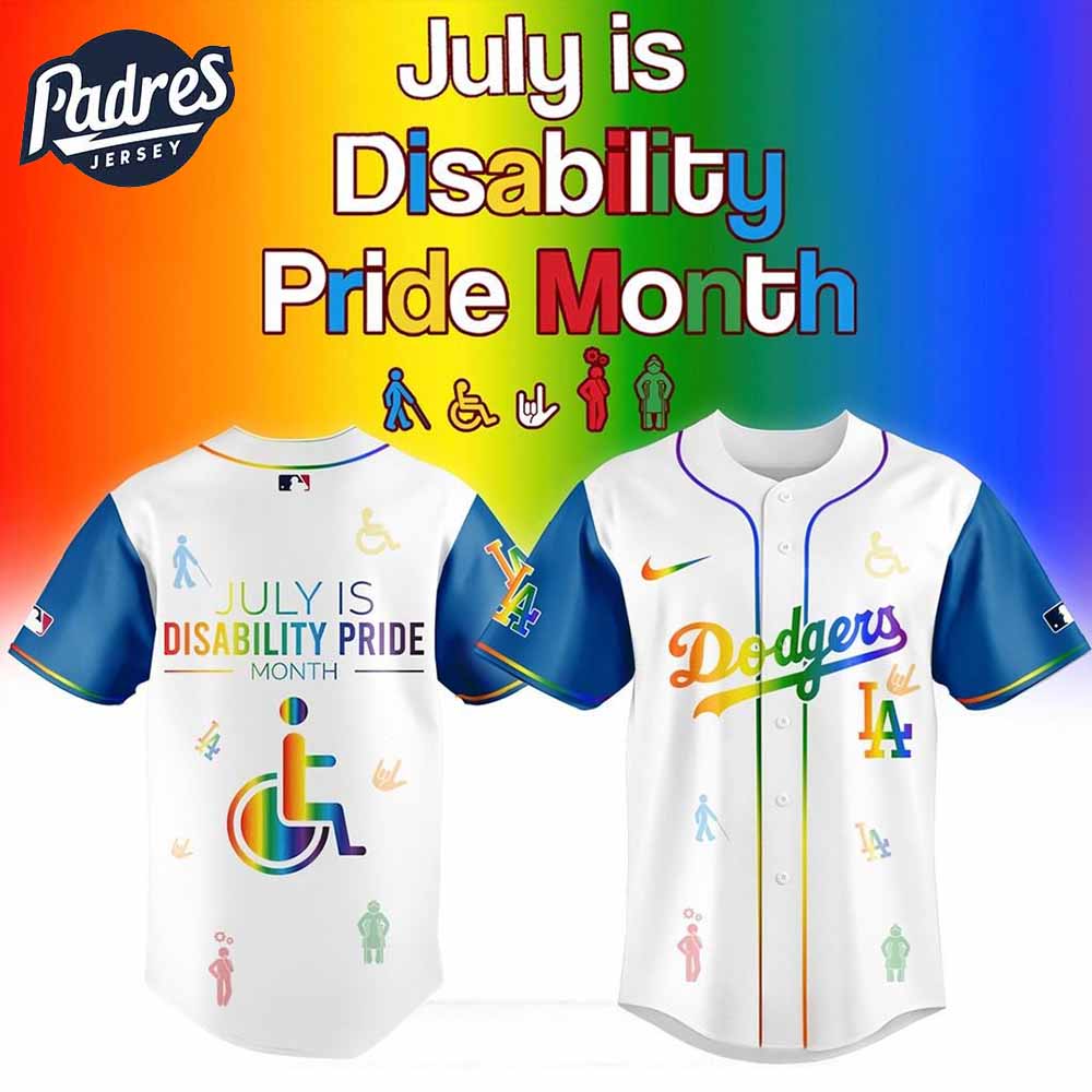 Los Angeles Dodgers X Disability Pride Month Baseball Jersey - Padres Jersey Oasis: Elevate Your Baseball Style Game